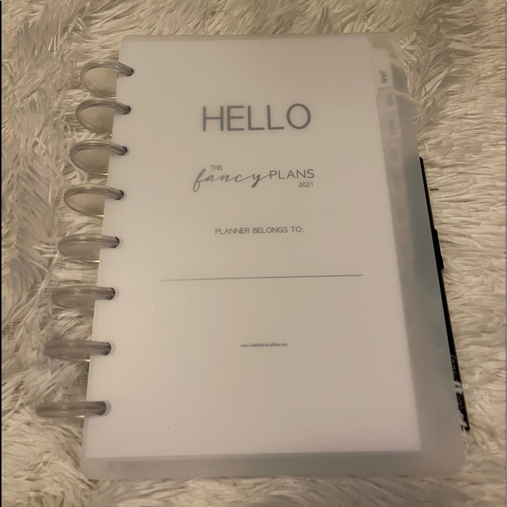 Undated Little Miss Fancy Pants vertical planner